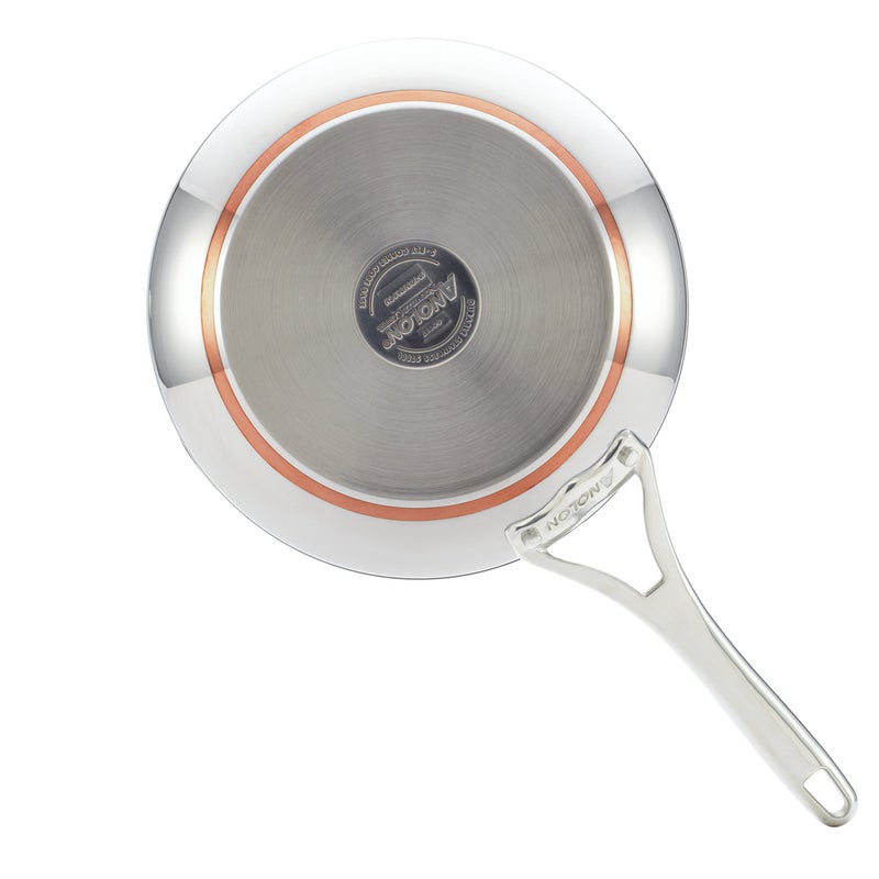 Anolon Nouvelle Stainless Stainless Steel Frying Pan / Fry Pan / Stainless Steel Skillet - 8 Inch, Silver,77270 - Image 4